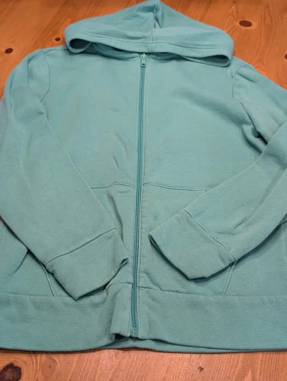 Old Navy Zip Up Hoodie, Seafoam Green, Kid's XL 14/16, EGU/LN